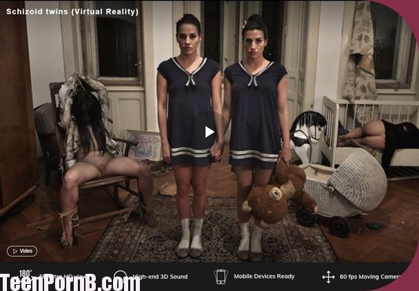XVirtual Eveline Dellai, Silvie Dellai Schizoid twins Virtual Reality HorrorPorn