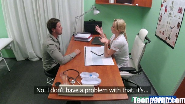FakeHospital E202 Nikky – Nurse helps stud get an erection