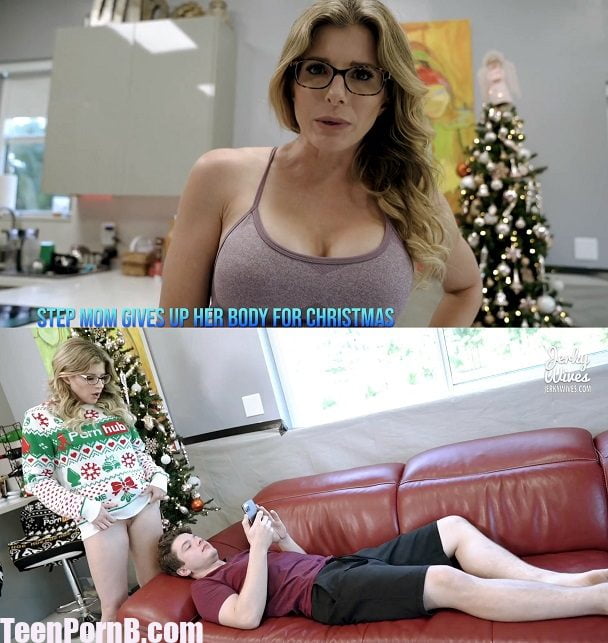 JerkyWives Cory Chase Step Mom gives up her Body for Christmas