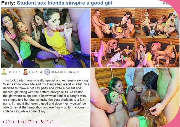 Russian SEX Parties Student sex friends sinspire a good girl, part 1